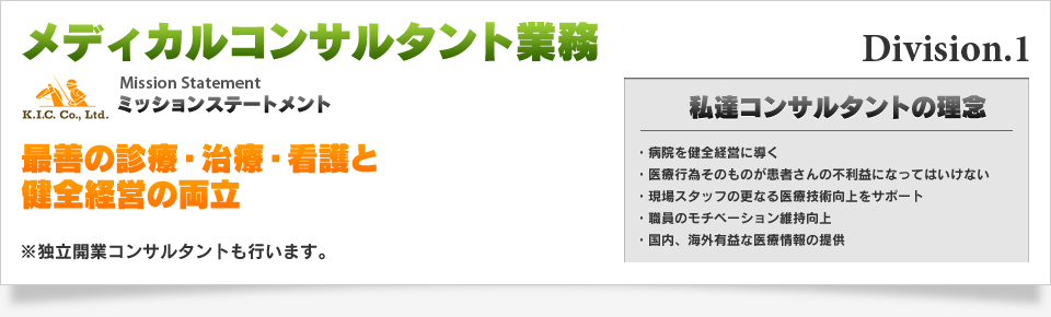 メディカルコンサルタント業務